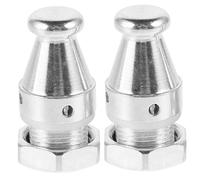 PEPLAYTAL 2 pièces Soupape de Sécurité pour Autocuiseur Valve Limitant la Pression Aluminium Compatible Cocotte Détachées Résistantes et pour Autocuiseur