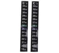 PEPLAYTAL 2 pièces Thermomètre Autocollant pour Fermentation Thermomètre Adhésif Précis pour Contrôle Température Fermentation Vin Facile à Coller sur Jarres