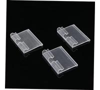 PEPLAYTAL 20 pièces Support Étiquettes de Rayonnage Transparent PVC Porte Polyvalent Accessoire Résistant pour Affichage Clair Magasin