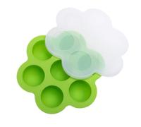 PEPLAYTAL 2pièces Boîte De Rangement Alimentaire Silicone Compartiments Pour Garçon Fille De Orange Vert Pour Conservation Le Service Glaçons