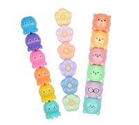 PEPLAYTAL 3 ensembles Set de Surligneurs Cartoon Stylisés Marqueurs Fluorescents pour Étudiants Couleurs et Empilables pour Journal Dessin et Codage Couleur