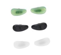 PEPLAYTAL 3 Paires Plaquettes De Nez Pour Lunettes Imitation Jade Poignée De Lunettes De Nez Coussinets De Pont De Nez Pour Lunettes Kit De Réparation De Lunettes Un Verre