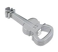 PEPLAYTAL 3 pièces Décapsuleur Porte Clés Guitare Métallique Portable Ouvre Bouteilles Compact pour Bières Cadeau Créatif pour Amateurs de Musique et Voyageurs