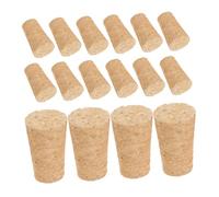 PEPLAYTAL 30 pièces Lot de Bouchons Liège pour Bouteilles de Vin et Bocaux Bouchons de Remplacement Réutilisables Haute Densité Étanchéité Fiable Accessoires Polyvalents pour Conservation