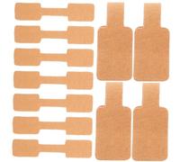 PEPLAYTAL 300 Pièces Étiquettes Adhésives Papier Kraft pour Bijoux Etiquettes Prix Vides pour Bagues Bracelets et Colliers Étiquettes Vente Petites pour Magasin et Bureau
