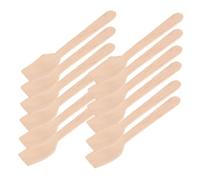 PEPLAYTAL 300 Pièces Mini Wooden Spoons Disposable Tasting Sampling Spoons For Ice Yogurt Desserts Parties Catering Small Dessert Utensils