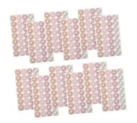 PEPLAYTAL 32 feuilles Étiquettes Renforts Perforations Papier Adhesives Renforcements pour Classeurs DIY Lot