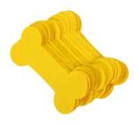PEPLAYTAL 4 Papier Jaune Sacrifice Forme Os pour Chien Funéraire Papier Esprit Animal Rituel Commémoration Ancêtres