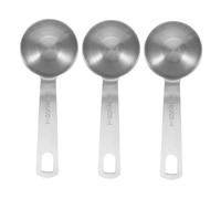 PEPLAYTAL 4 pièces Cuillères à Mesurer Inox Précises pour Cuisine Pâtisserie Résistantes et Compactes Ustensiles Multifonctions pour Ingrédients Secs et