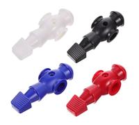 PEPLAYTAL 4 Pièces Figurines Joueurs de Football de Table Résine Accessoires Robustes et Durables Compatible avec Tiges Standard pour Remplacement et Jeu de Football de Table