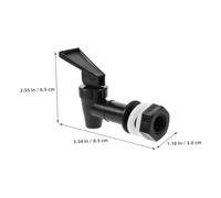 PEPLAYTAL 4 pièces Lot de Robinets de Remplacement pour Distributeur Eau et Seau à Boissons Multi-usages PP et Silicone Installation Facile sans Outil et Compatible avec Refroidisseurs et