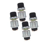 PEPLAYTAL 4 Pièces Momentary Push Button Starter Switch For Car Truck Boat Engine Ignition With Cap