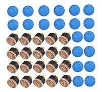 PEPLAYTAL 40 Pièces Embouts Queue Billard Conseils Remplacement Cuir et Accessoires Pool Cue pour Joueurs Amateurs et Pros