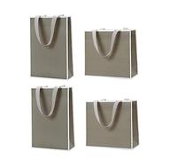 PEPLAYTAL 4pièces Sachet Papier Pour Bijoux De Avec Poignée Corde Portable Pour Fêtes Et Version Horizontale Et Verticale De Chaque