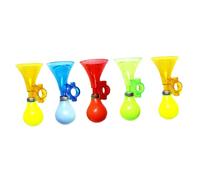 PEPLAYTAL 5 Pièces Corne De Fort Cloche Anneau De Guidon De Adultes Sonnette Klaxon Pneumatique Klaxon Sminger Couleur Aléatoire