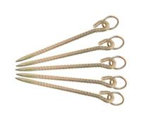PEPLAYTAL 5 Pièces Heavy Duty Ground Anchor Stake for Dog Leash and Livestock Outdoor Tie Out Stake for Camping Pets Cattle Sheep