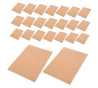PEPLAYTAL 50 feuilles Étiquettes Adhésives Papier Kraft Autocollantes pour Imprimante Autocollants Imprimables Résistants pour Organisation Maison et Bureau Finition Professionnelle sans