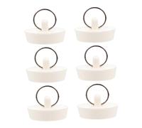 PEPLAYTAL 6 Pièces Lot de Bouchons Étanchéité Caoutchouc pour Évier et pour Faciles à Nettoyer et Amovibles avec Anneau Suspendu Joints pour Salle de Bain et Cuisine
