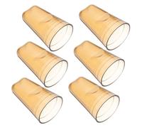 PEPLAYTAL 6 Pièces Lot de Verseurs Bouteille avec Bouchon Poussière Bec Verseur Éclaboussures Compatible Whisky Brandy et Vins Protection et Nettoyage Faciles pour Bars et Restaurants