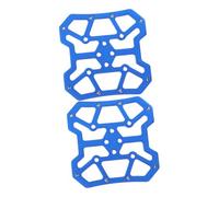 PEPLAYTAL Adaptateur Pédale Clipless Alliage Aluminium Conversion Pédale Plate Auto-verrouillante pour VTT Stabilité Renforcée et Confort Long Lot de Bleu