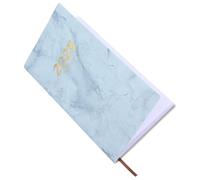 PEPLAYTAL Agenda Quotidien Bleu Planificateur Hebdomadaire avec Gestion Du Jours pour Étudiants et Bureau Organiseur Journalier Pratique PU et Papier