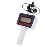 PEPLAYTAL Anémomètre Portable Compact avec Écran LCD pour Mesure Rapide Vitesse Du Vent pour Enseignement Géographique Agriculture et Gestion Forestière