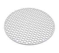 PEPLAYTAL Barbecue Ronde Acier Inoxydable Maille Métallique pour Cuisson Viande Légumes Poissons Réseau Barbecue Portable et pour Grillades Extérieures