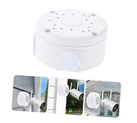 PEPLAYTAL Boîte de Jonction Étanche pour Caméra Extérieure Alliage Aluminium Protection Câble et Fixation Murale Plafond Cache Câbles Sécurisée pour Caméras et Panneaux Solaires