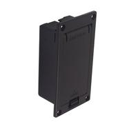 PEPLAYTAL Boîtier Batterie pour Guitare Basse et Ukulélé Étui Rangement sans Fil Accès Facile et Montage Plat Accessoire Instrument Noir
