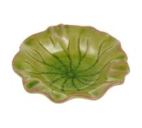 PEPLAYTAL Bol Céramique pour Plateau Support Huiles Essentielles pour Spa Salon Maison Stockage Sécurisé Vert