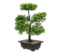 PEPLAYTAL Bonsaï Artificiel Pin Faux Pot Décoration Maison Intérieur sans Entretien pour Salon Bureau Chambre