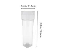 PEPLAYTAL Bouteille Filtrante pour Purificateur Domestique Filtre Épais Résistant pour Filtration des Impuretés Compatible avec Préfiltre Transparent Points