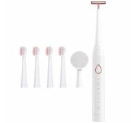 PEPLAYTAL Brosse à Dents Électrique Brosse à Dents Sonique De Brosses à Électriques Multifonctions