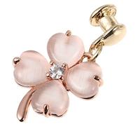 PEPLAYTAL Charm Pendentif Alliage Pour Bracelet Montre Silicone Décoration Et Pratique Pendentif Quatre De Transparent