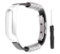 PEPLAYTAL Clasp Watch Strap Montre de Remplacement Compatible Touch Bracelet Noir Élégant Durable Accessoire de Mode Poignet