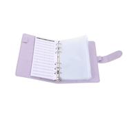 PEPLAYTAL Classeur à Budget avec Pochettes Zippées Planificateur Budgétaire Portable Cuir PU Organiseur Épargne et de Finances Personnelles