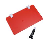 PEPLAYTAL Cloison de Bureau Acrylique Orange Séparateur de Bureau Pratique et Décoratif Panneau de Partition et École des Perturbations Poste de Travail