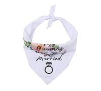 PEPLAYTAL Collier Chien Décoratif pour Mariage Et Saint-Valentin Bandana Saliva Élégant pour Animaux De Compagnie Accessoire Festif Adorable pour Chiens
