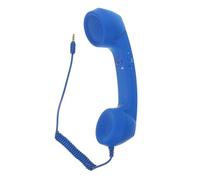 PEPLAYTAL Combiné Téléphonique Vintage Antiradiation avec Microphone pour Téléphone Portable Accessoire Confortable pour Appels Longs