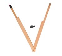 PEPLAYTAL Compas de Dessin Bois Multifonction pour Mathématiques Outil Portable avec Clip pour Tableau et Craie pour Enseignement et Démonstrations Classe et Extérieur