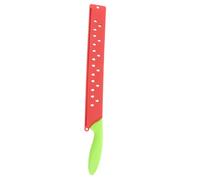 PEPLAYTAL Couteau Multifonction pour Couper Pastèque et Melon Acier Inoxydable avec Lame Dentelée et Poignée Antidérapante Gadget de Cuisine Pratique et pour Trancher Fruits et Gâteau Vert