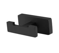 PEPLAYTAL Crochet Mural Noir Moderne Patère Salle Bain Créative Support Vêtements et Élégant pour Chambre et Dressing