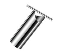 PEPLAYTAL Cutter Pastèque Inox Grand Modèle Outil Perforateur Multi Usage Découpe Précise et Sécurisée pour Fruits et Pâtisseries Ergonomique et Antidérapant