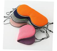 PEPLAYTAL de Sommeil Réglable Double Usage Chaud Froid Cache Œil et Occultant pour Voyage Nuit et Détente Vert et Bleu Marine