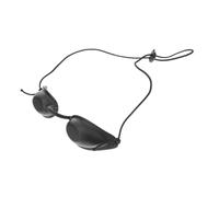 PEPLAYTAL Ipl Dur Noir Lunettes de Sécurité pour Lumière Rouge et Bleue Cache Œil pour Patients Thérapie Lumière Pulsée Uv et LED
