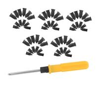 PEPLAYTAL Kit Réparation Pneus Tubeless avec Tournevis Rapide de Bouchons Caoutchouc pour Réparation Pneu Crevé Camion Scellement Instantané