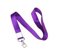 PEPLAYTAL Lanière Tour de Cou Métal avec Clip de Sécurité pour Porte Badge Professionnel Cordon Résistant pour Carte Identité et Clés