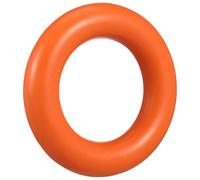 PEPLAYTAL Mâcher pour Chien Caoutchouc Naturel Durable Anneau de Dentition Orange pour Chiens Moyens et Grands Nettoyage des Dents et Renforcement du Lien Animal