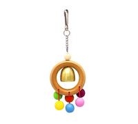 PEPLAYTAL Mordre Coloré pour Perroquets avec Perles Accessoire Entraînement Suspendu pour Oiseaux de Moyenne comme Perroquets