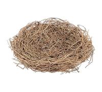 PEPLAYTAL Nichoir Rotin Doré Nid Doiseau Artificiel Décoratif pour Bricolage Décoration Maison et Photo Accessoire Printemps Pâques